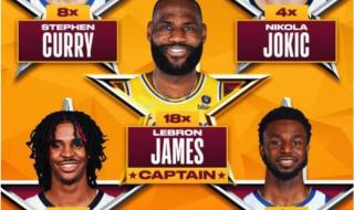 nba东西部全明星阵容